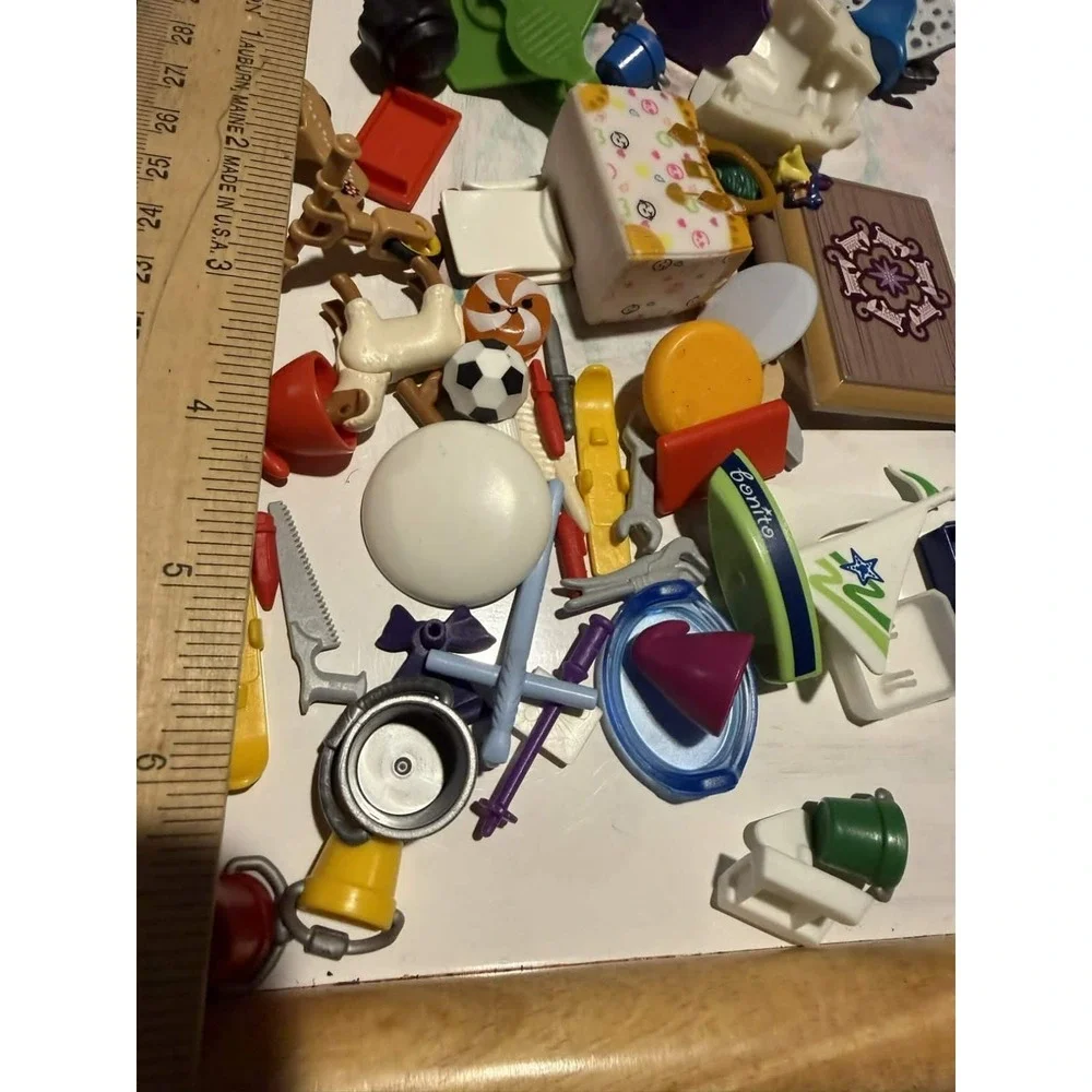 Vintage Playmobil Mixed Lot Figures Accessories Beach Boat Summer Fun Geobra